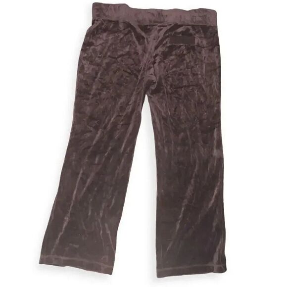 Vintage y2k brown velour flare pants - Picture 4 of 4